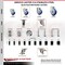 Service Caster 3.5 Inch 316SS Blue Polyurethane 10mm Threaded Stem Caster Lock Brake, 2PK SS316TSTTL20S3514-PPUBBLUE-M1015-2S2 - alternate 5